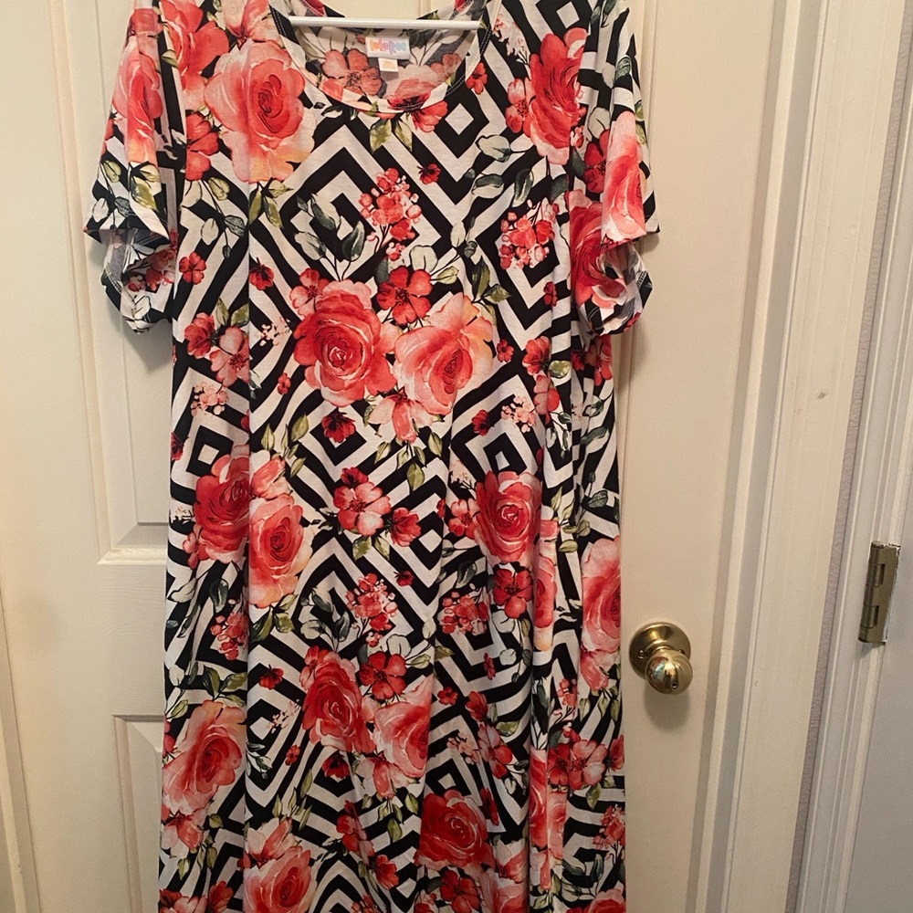 EUC LuLaRoe Jessie Dress 3XL